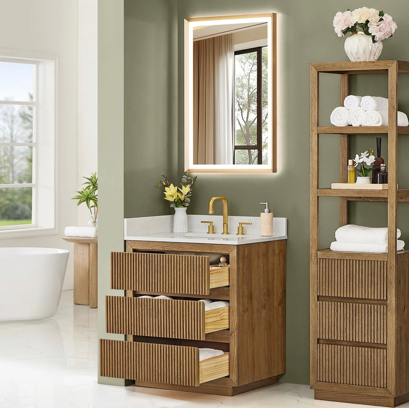 Altair Navan 30"/36"/48"/60"/72" single/double vanity with top