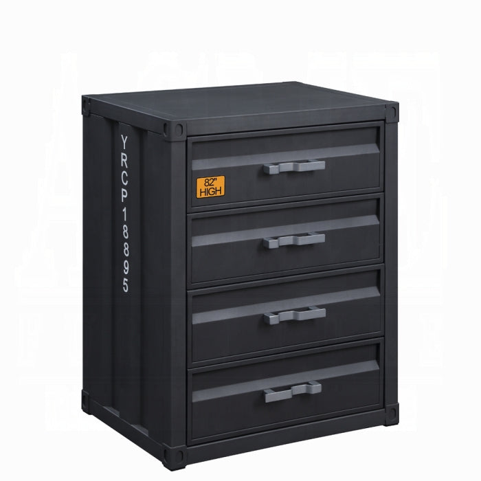 ACME Gray Cargo Chest W/4 Drawers