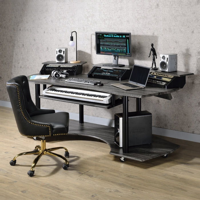 ACME Black Oak Eleazar 83" Music Studio Desk