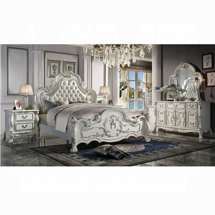 ACME White Dresden Queen Bed