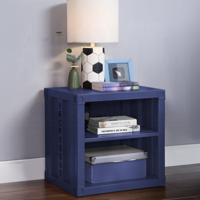 ACME Blue Cargo Nightstand W/USB