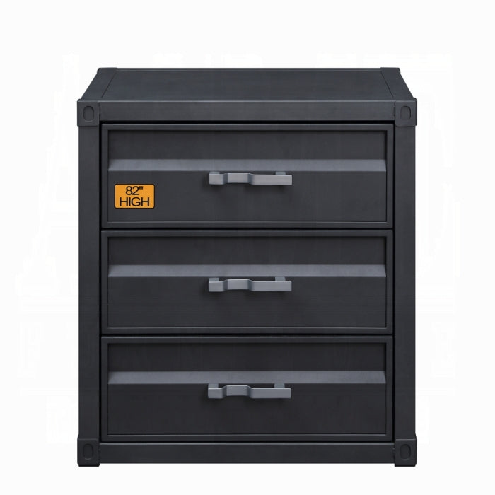 ACME Gray Cargo Chest W/3 Drawers