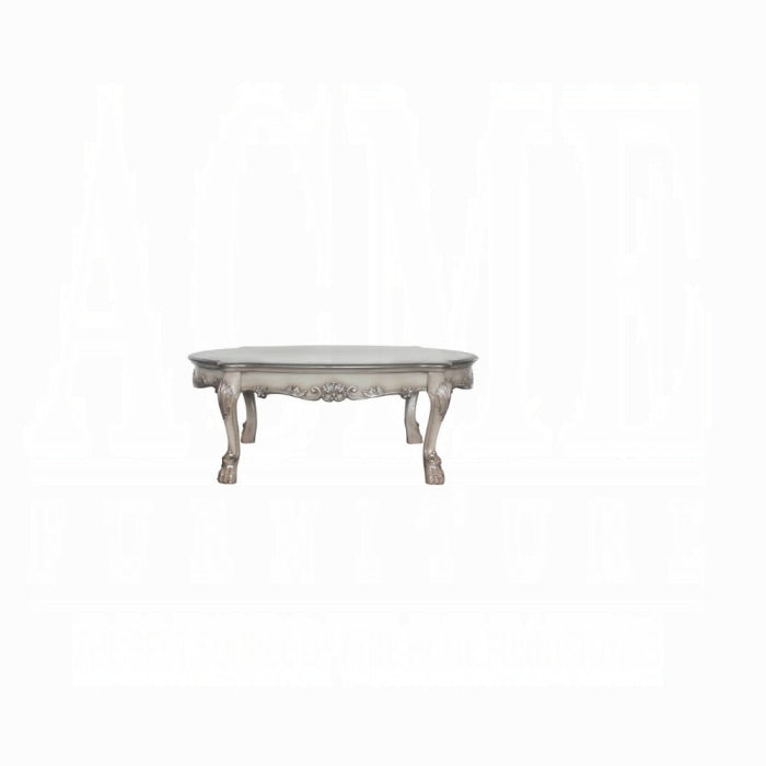ACME Vintage Bone White Dresden Coffee Table