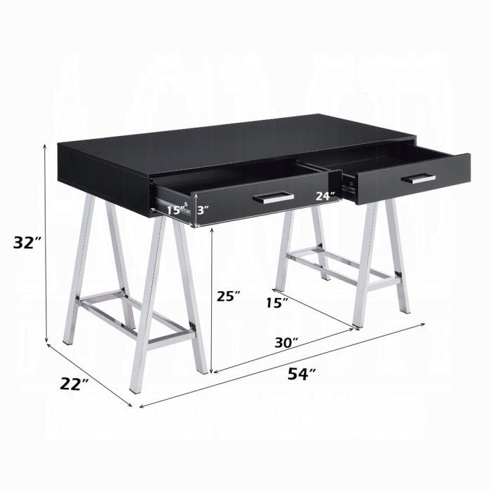 ACME Black Coleen Writing Desk