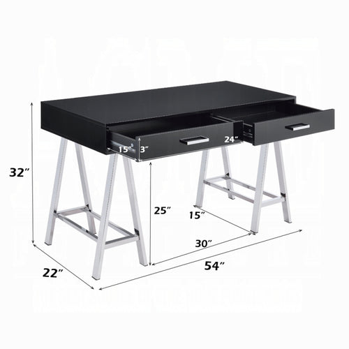 ACME Black Coleen Writing Desk