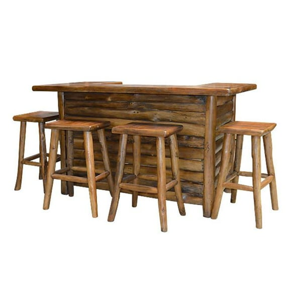 AFD Home Adirondack Teak Bar Set of 5