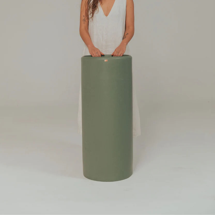 KONKRETUS Sink Ubud 06 – Handcrafted Concrete Pedestal Sink