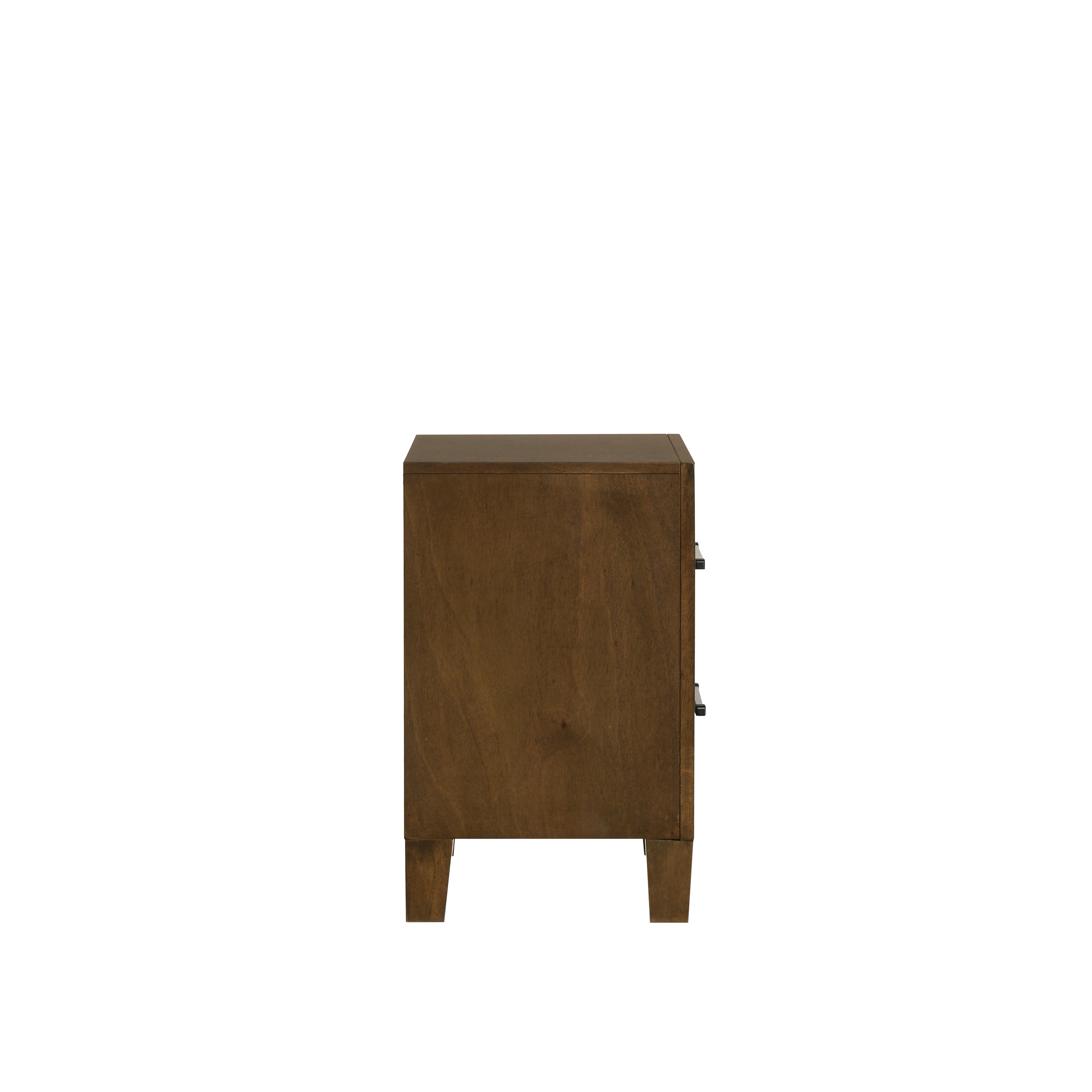 New Classic Furniture Ballard 2-Drawer Nightstand in Walnut