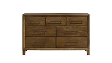 New Classic Furniture BALLARD 7 DRAWER DRESSER-WALNUT