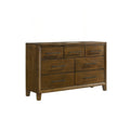 New Classic Furniture BALLARD 7 DRAWER DRESSER-WALNUT