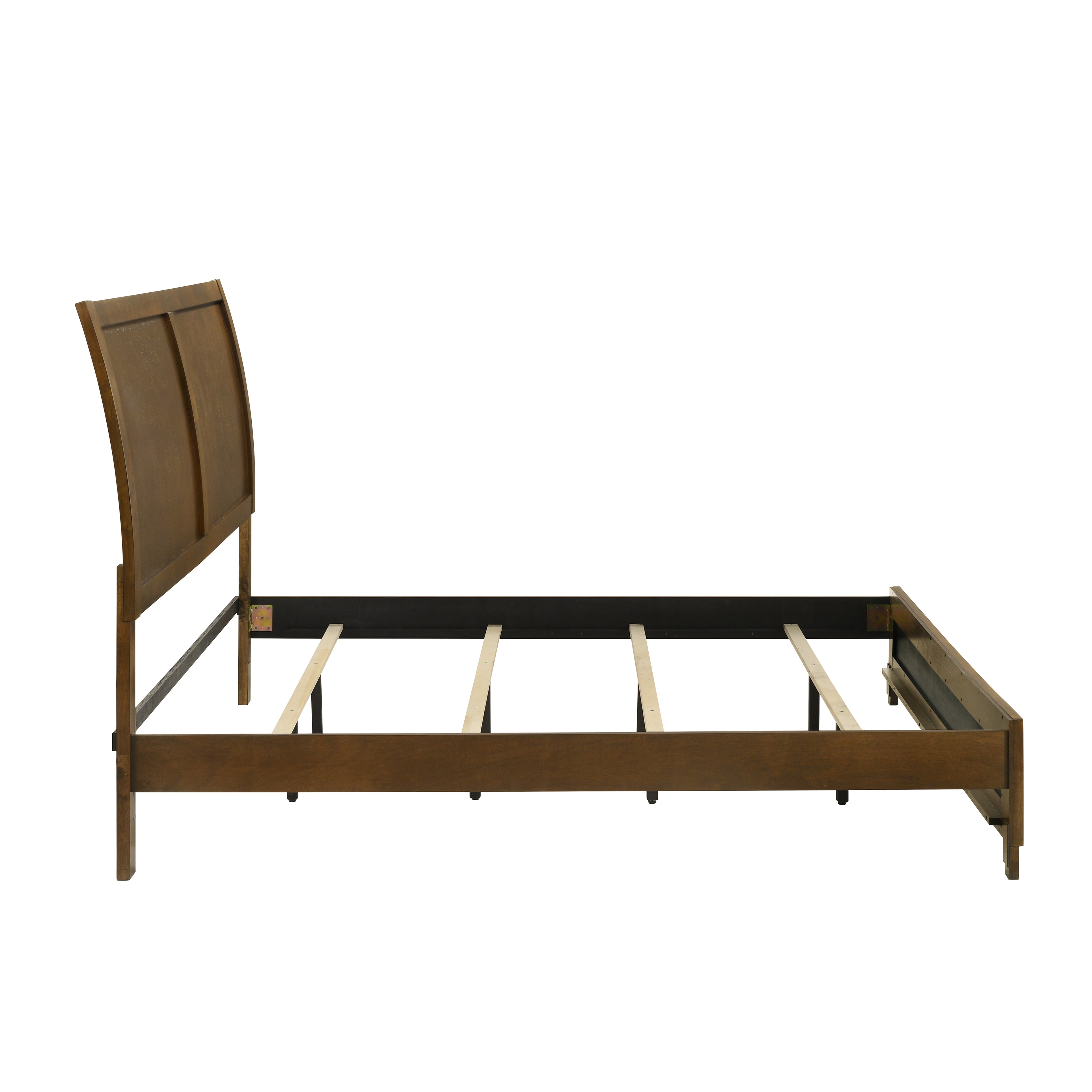New Classic Furniture BALLARD 6/6-6/0 EK/WK HEADBOARD, FOOTBOARD & SLAT KIT-WALNUT