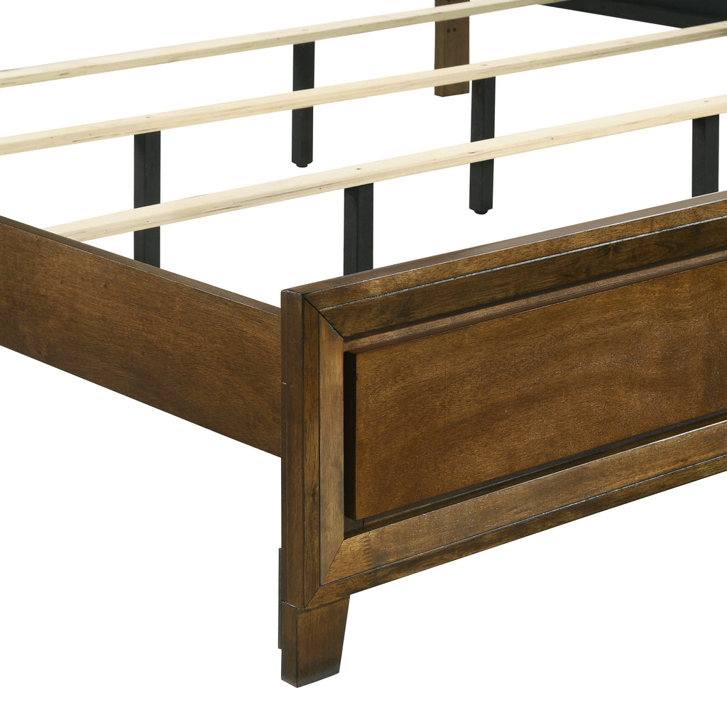 New Classic Furniture BALLARD 6/0 WK PANEL SIDE RAILS-WALNUT