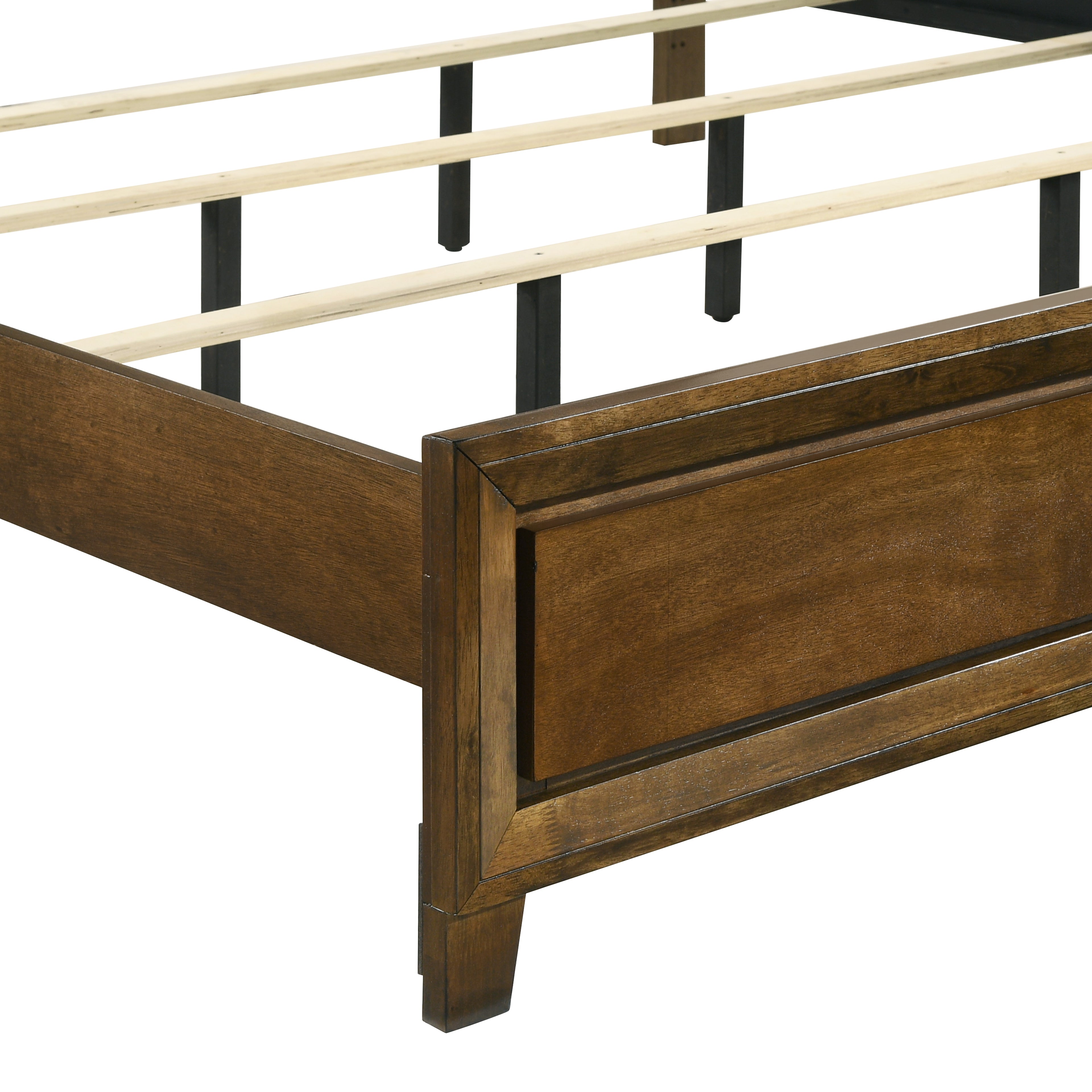 New Classic Furniture BALLARD 6/0 WK PANEL SIDE RAILS-WALNUT