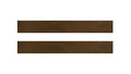 New Classic Furniture BALLARD 4/6-3/3 F/T PANEL SIDE RAILS-WALNUT