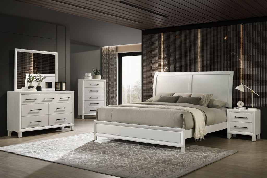 New Classic Furniture BALLARD 2 DRAWER NIGHTSTAND-WHITE