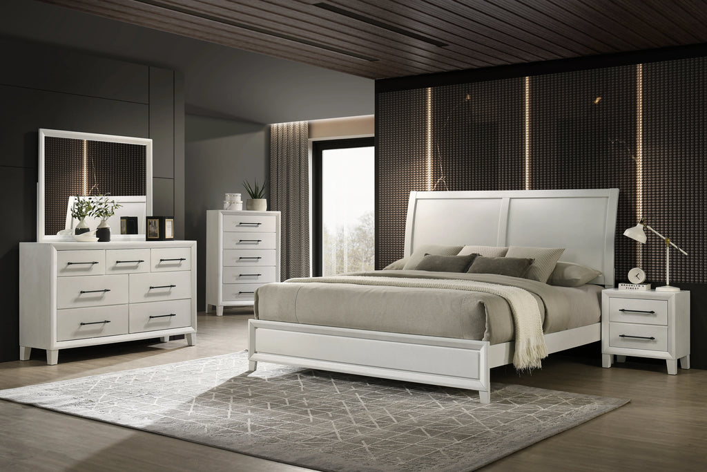 New Classic Furniture BALLARD 7 DRAWER DRESSER-WHITE
