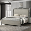 New Classic Furniture LENNOX 6/6-6/0 EK/WK HEADBOARD, FOOTBOARD & SLAT KIT-GRAY