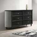 New Classic Furniture SKYLINE 6 DRAWER DRESSER-ONYX