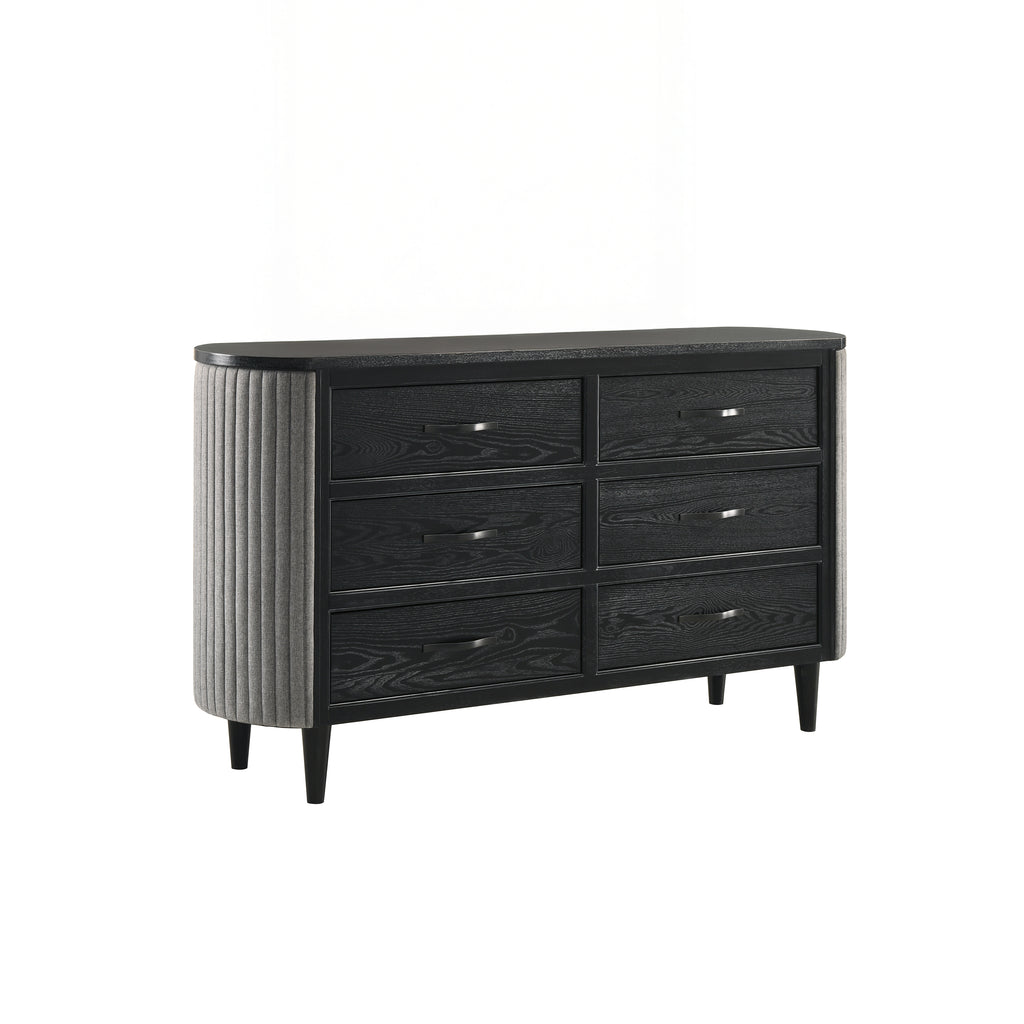 New Classic Furniture SKYLINE 6 DRAWER DRESSER-ONYX