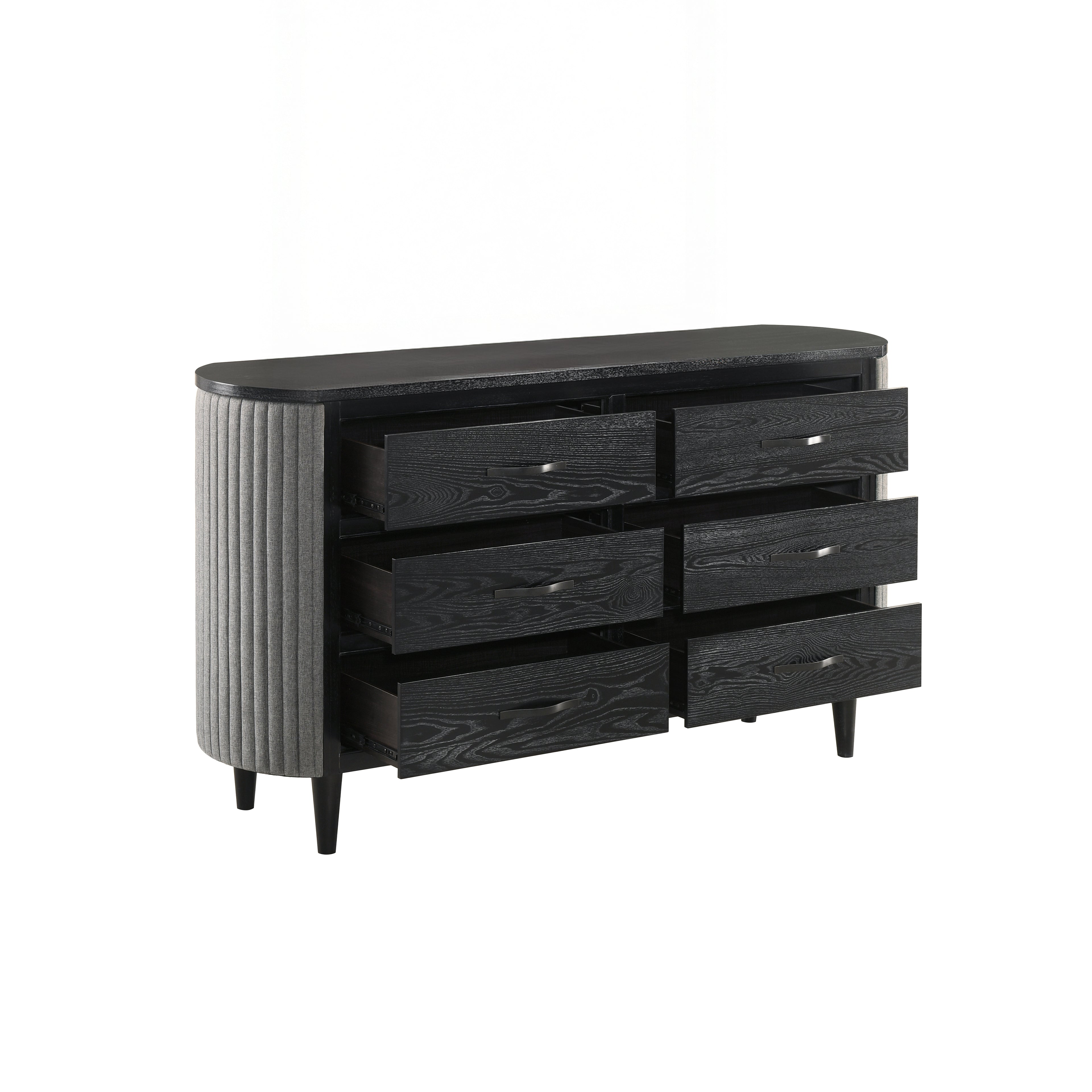 New Classic Furniture SKYLINE 6 DRAWER DRESSER-ONYX
