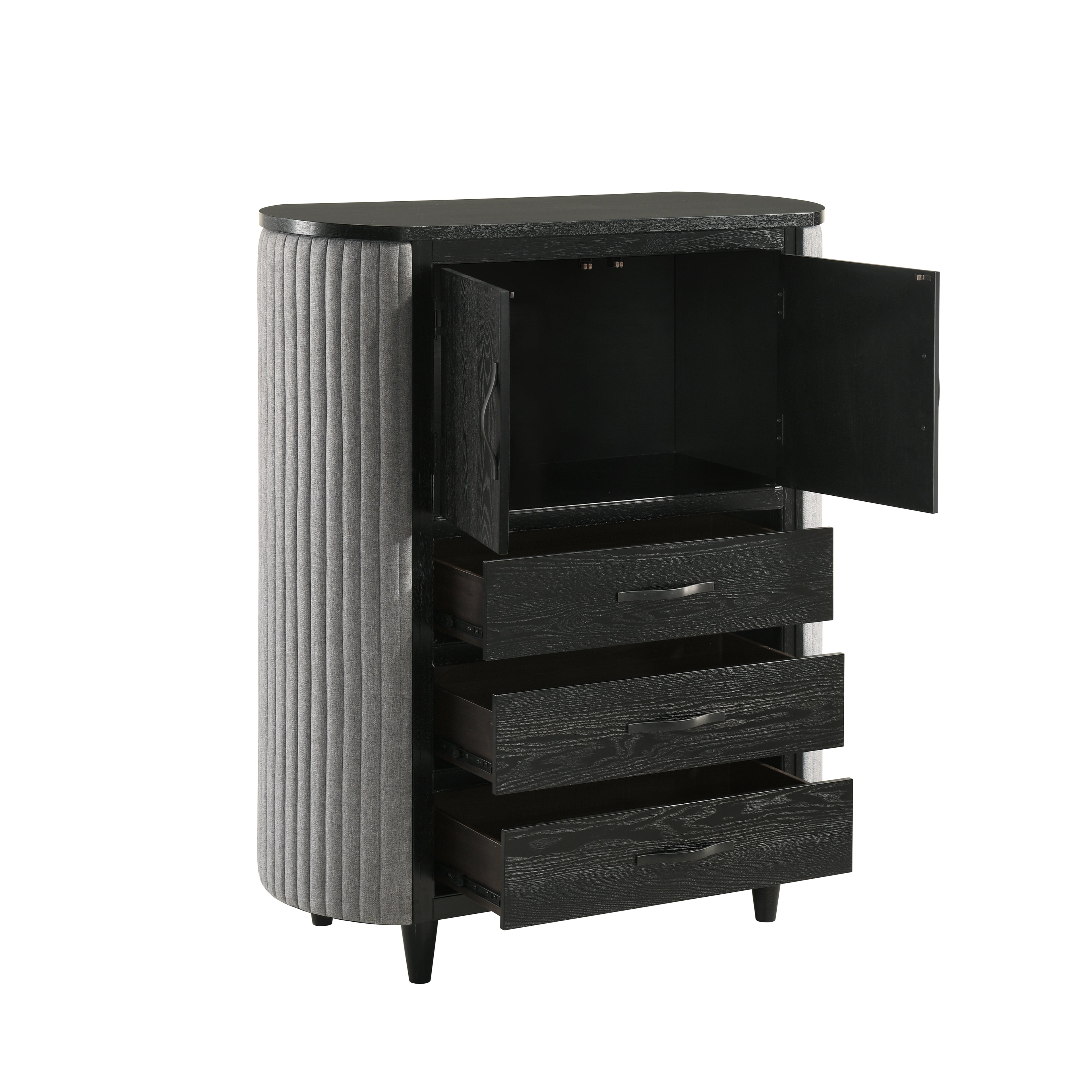 New Classic Furniture SKYLINE DOOR CHEST-ONYX