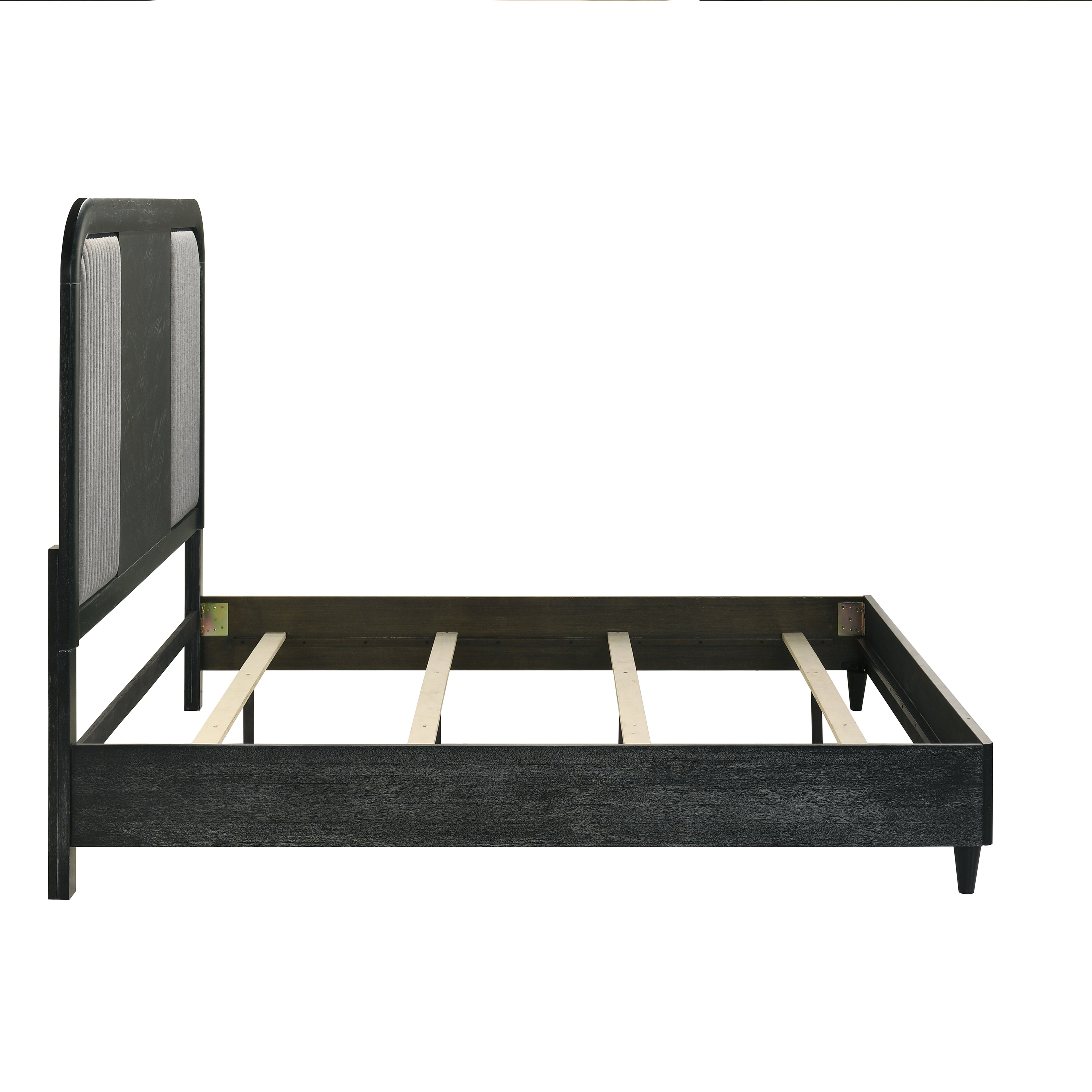 New Classic Furniture SKYLINE 6/6-6/0 EK/WK HEADBOARD, FOOTBOARD & SLAT KIT-ONYX