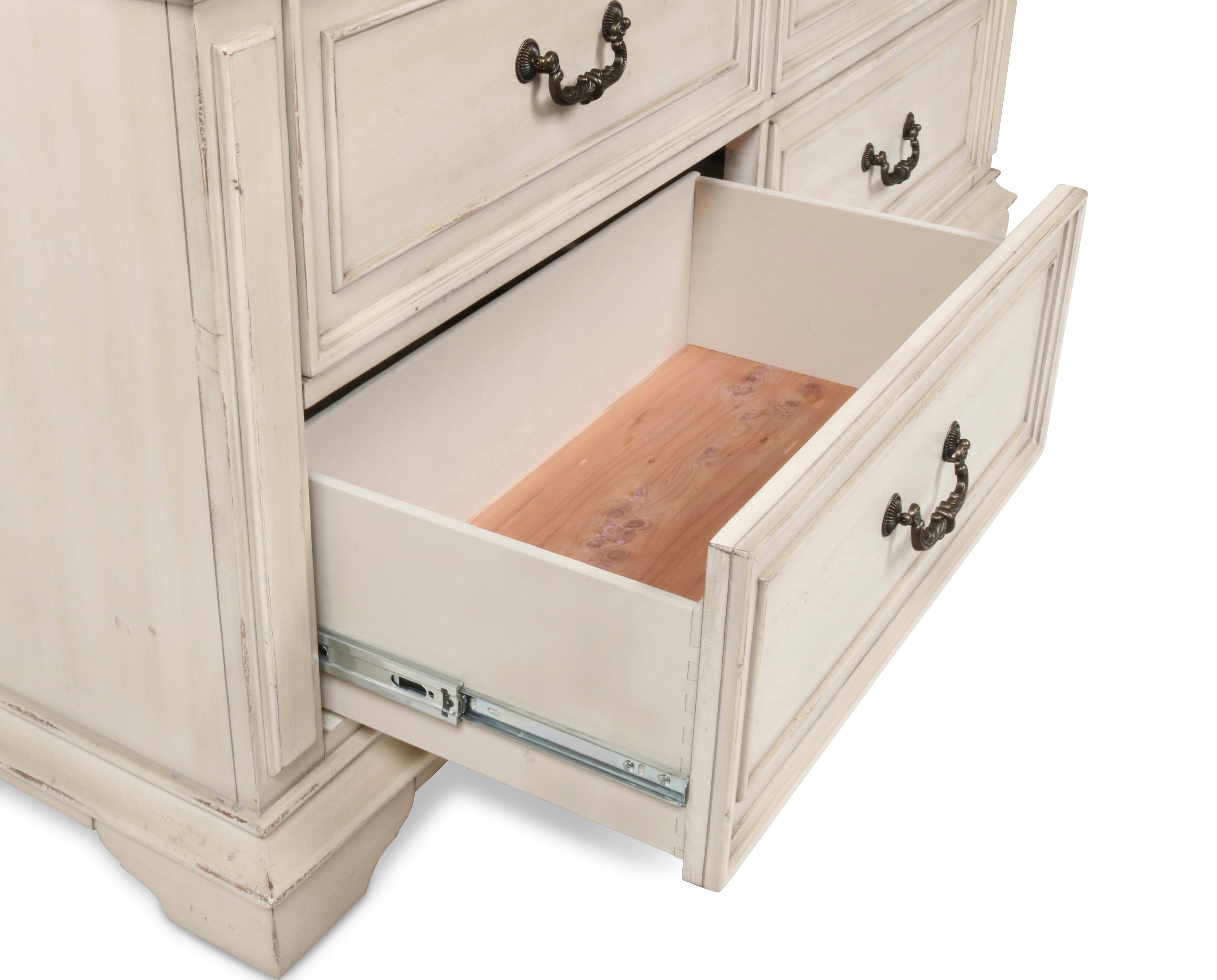New Classic Furniture ANASTASIA DRESSER - ANT. WHITE