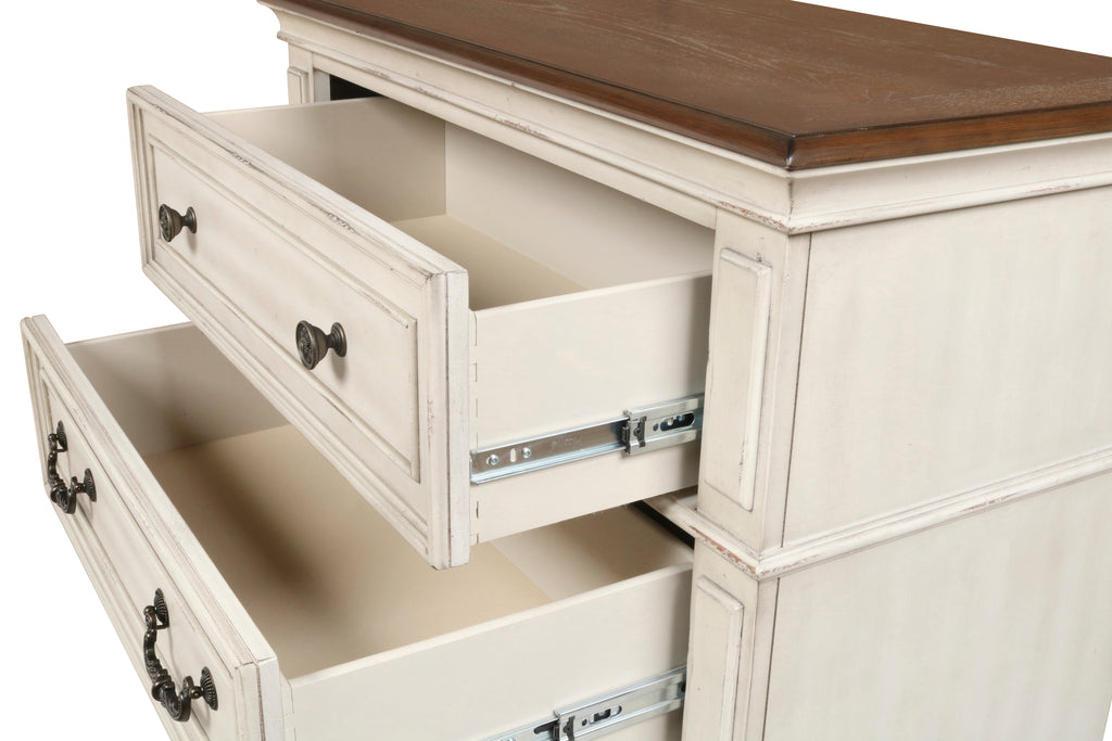 New Classic Furneture ANASTASIA CHEST - ANT. WHITE