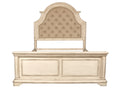 New Classic Furniture ANASTASIA 5/0 Q PADDED HEADBOARD - ANT. WHITE
