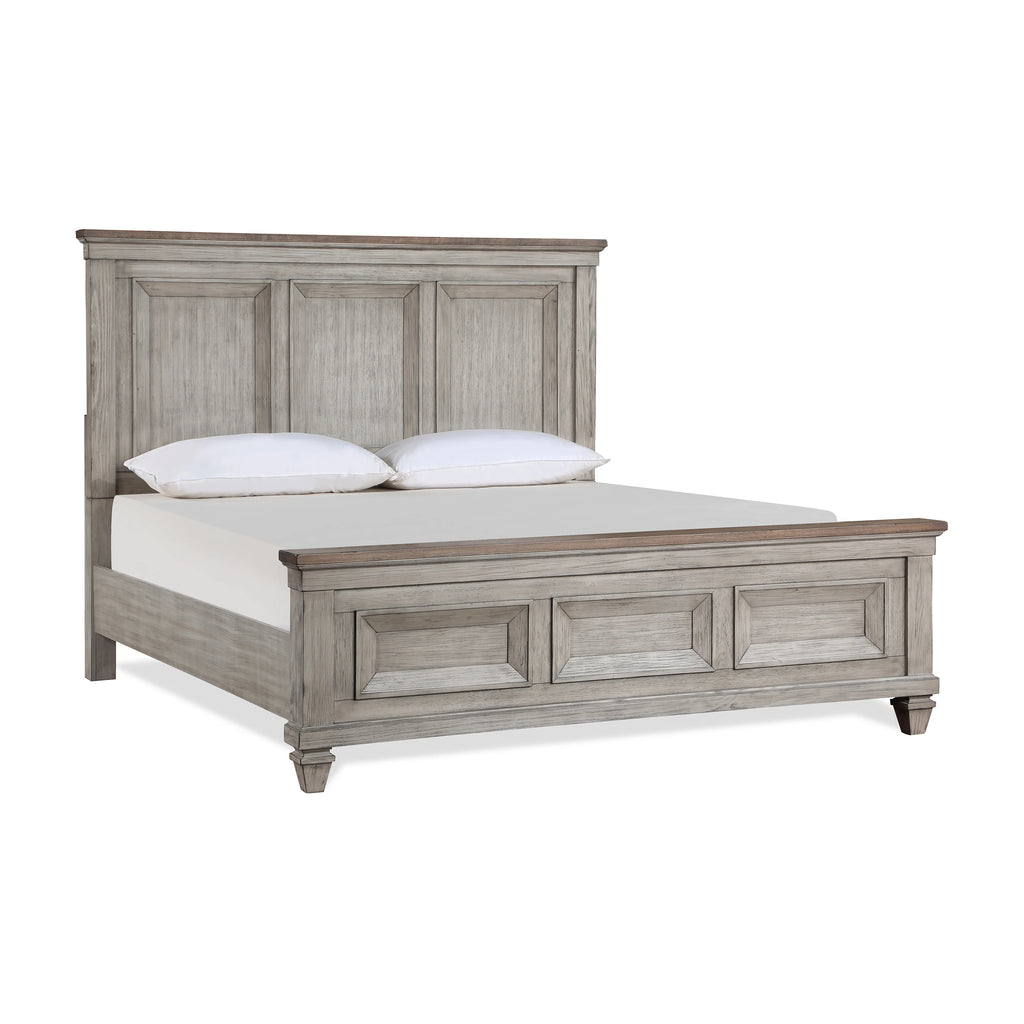 New Classic Furniture MARIANA 6/6-6/0 EK/WK HEADBOARD-VINTAGE CREME