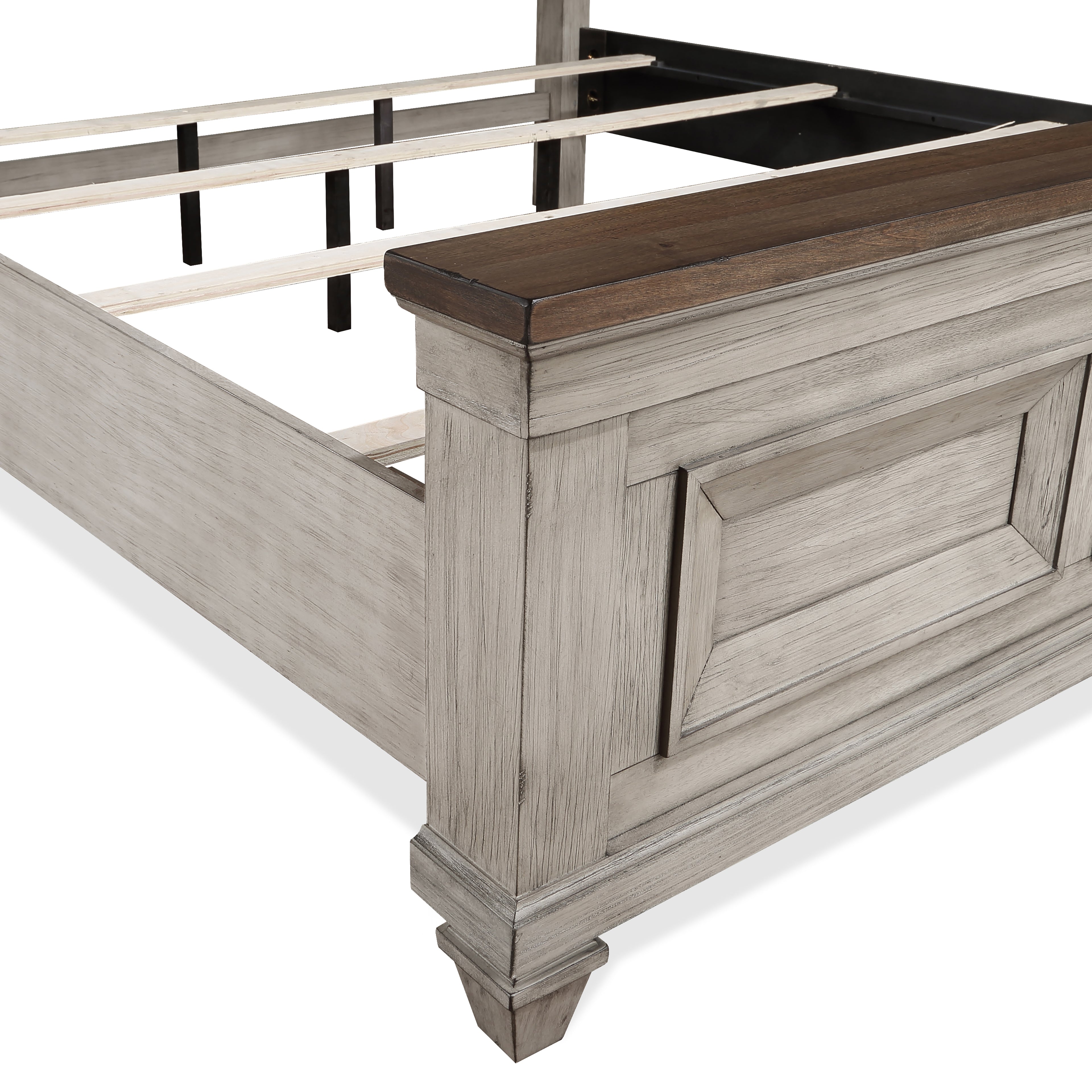 New Classic Furniture MARIANA 6/6-6/0 EK/WK HEADBOARD-VINTAGE CREME