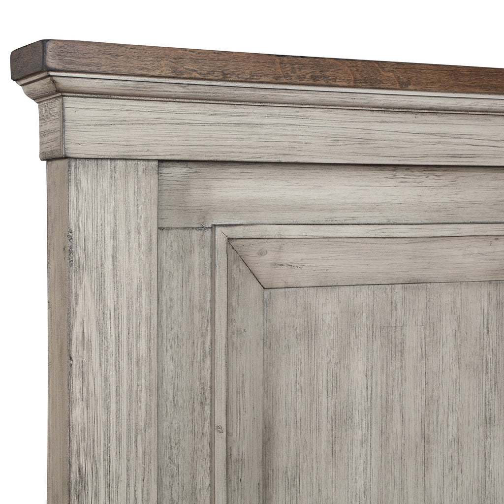 New Classic Furniture MARIANA 6/6-6/0 EK/WK HEADBOARD-VINTAGE CREME