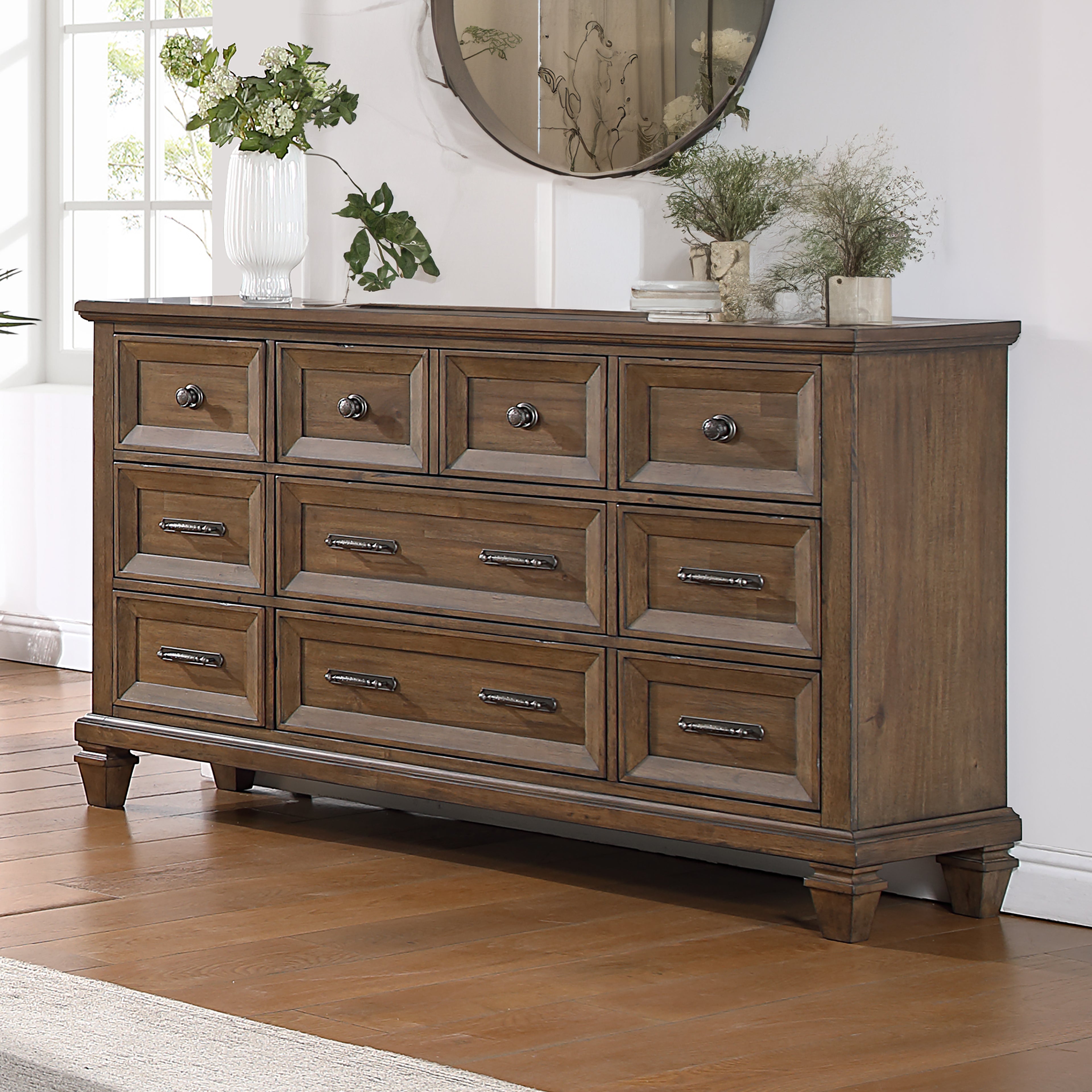 New Classic Furniture MARIANA DRESSER -VINTAGE MOCHA