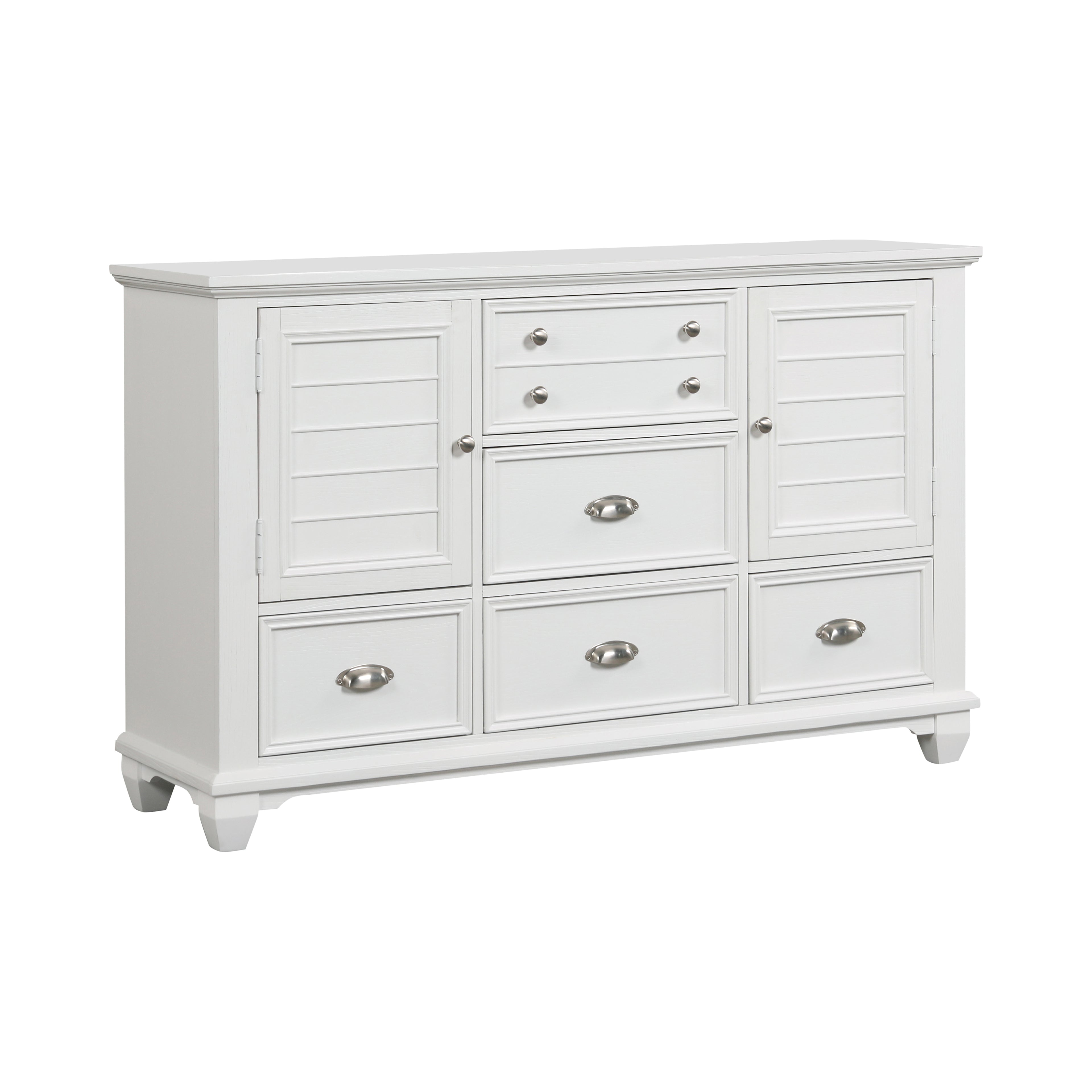 New Classic Furniture JAMESTOWN DRESSER- WHITE