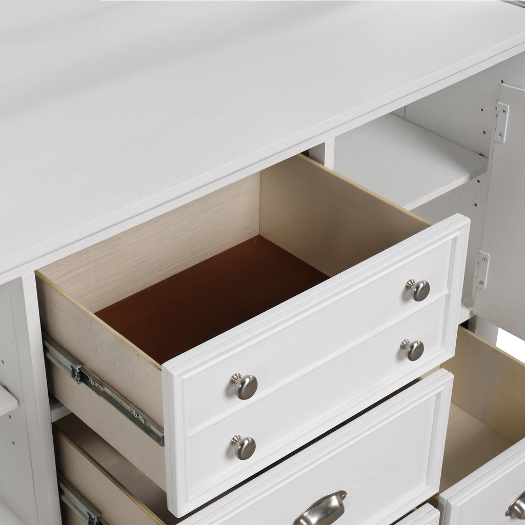 New Classic Furniture JAMESTOWN DRESSER- WHITE