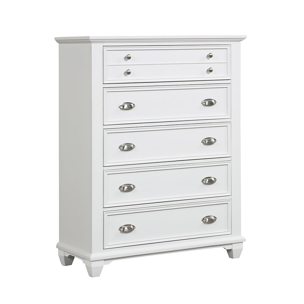 New Classic Furniture JAMESTOWN CHEST- WHITE