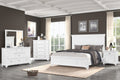 New Classic Furniture JAMESTOWN 6''6" / 6''0" K STORAGE FOOTBOARD & SLATS- WHITE