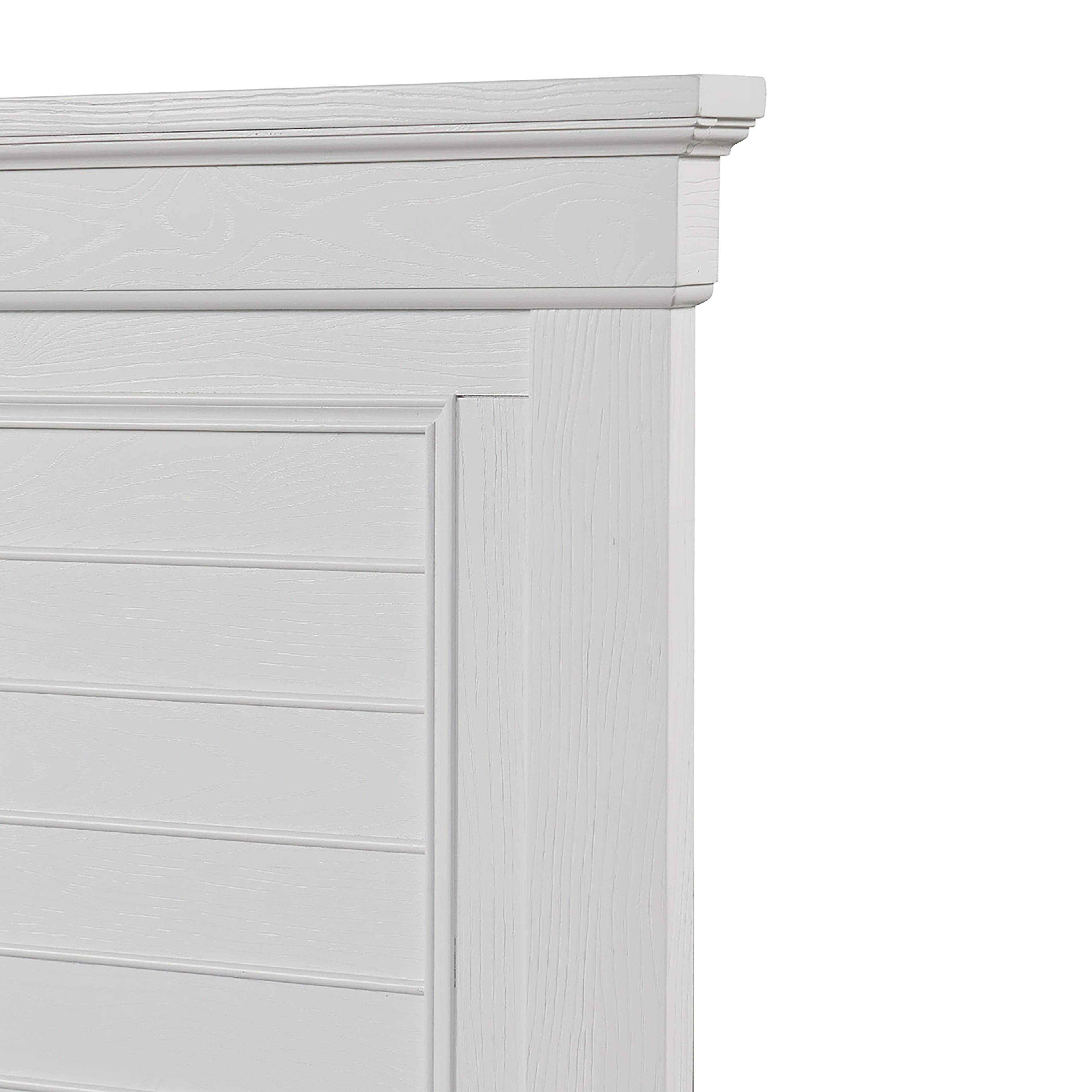 New Classic Furniture JAMESTOWN 6''6" / 6''0" K STORAGE FOOTBOARD & SLATS- WHITE