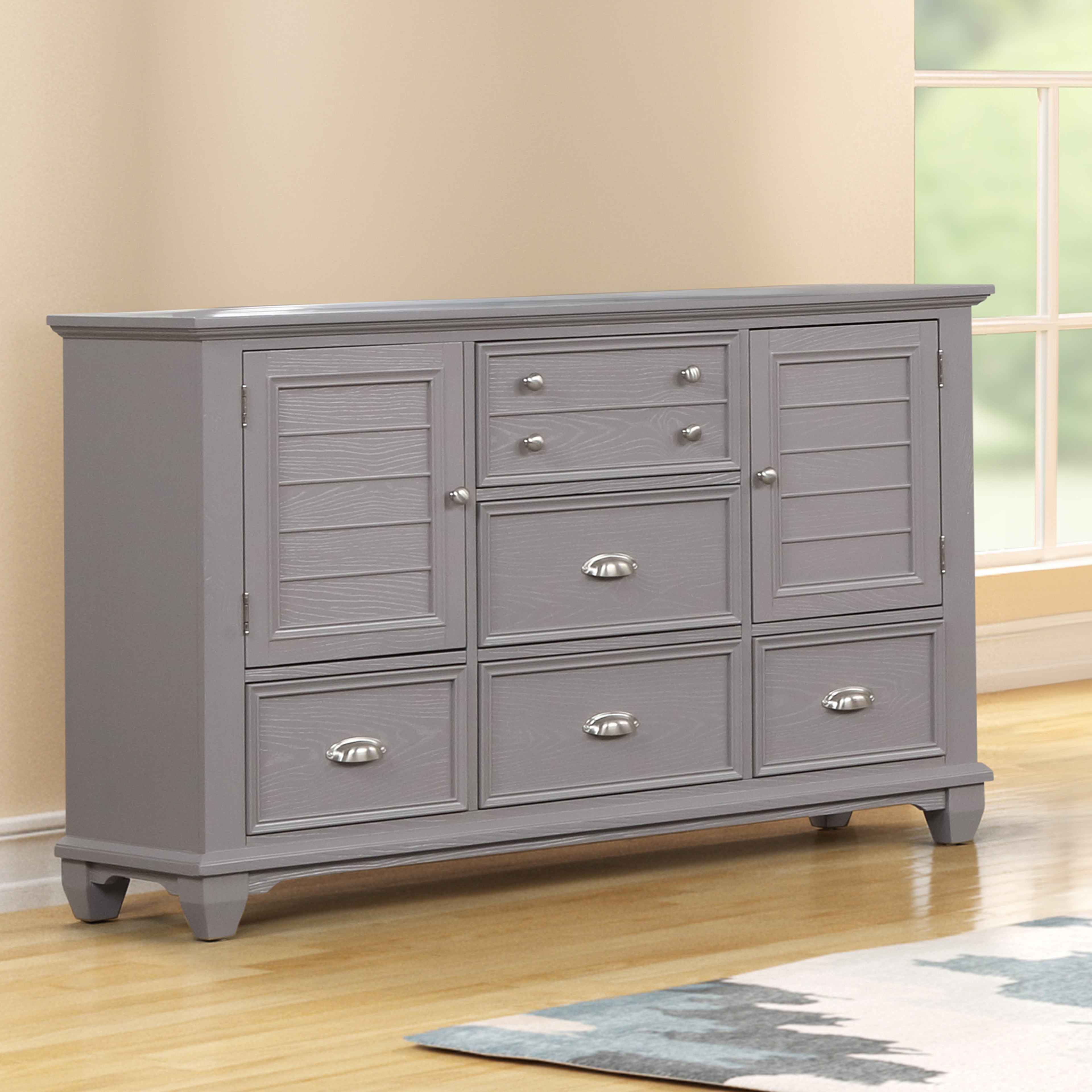 New Classic Funiture JAMESTOWN DRESSER- GRAY