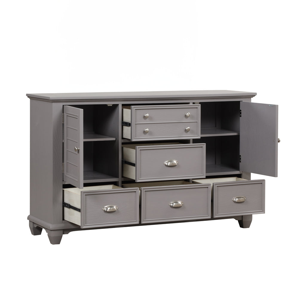 New Classic Funiture JAMESTOWN DRESSER- GRAY