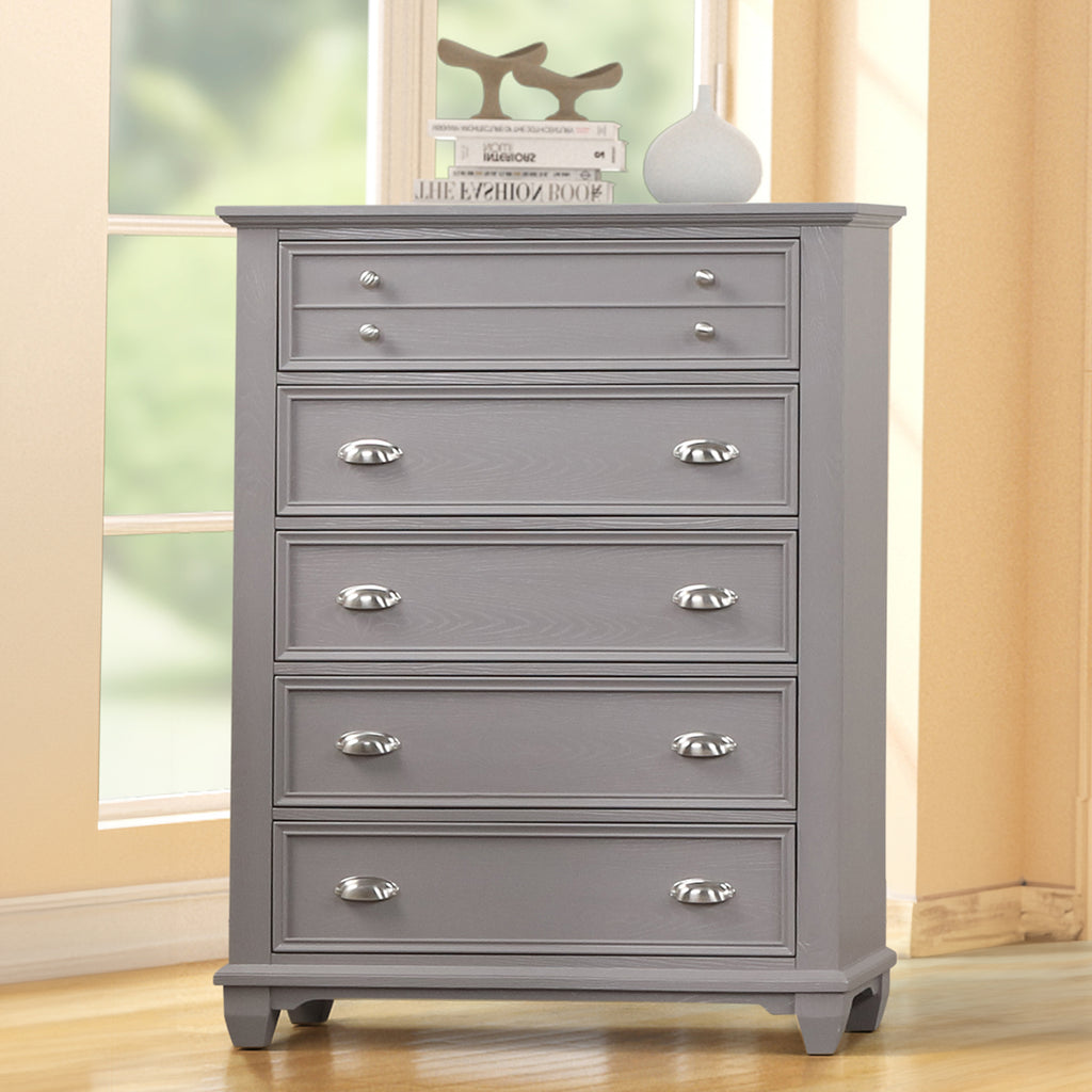 New Classic Furniture JAMESTOWN CHEST- GRAY
