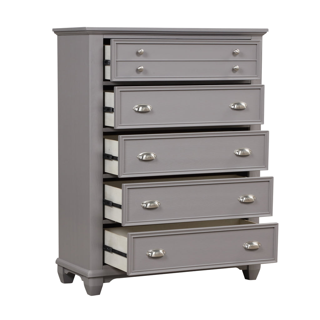 New Classic Furniture JAMESTOWN CHEST- GRAY