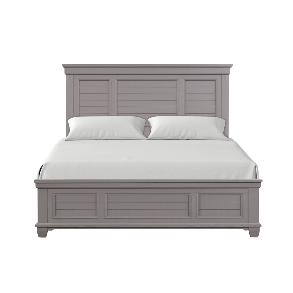 New Classic Furniture JAMESTOWN 6''6"/ 6''0" K HEADBOARD- GRAY