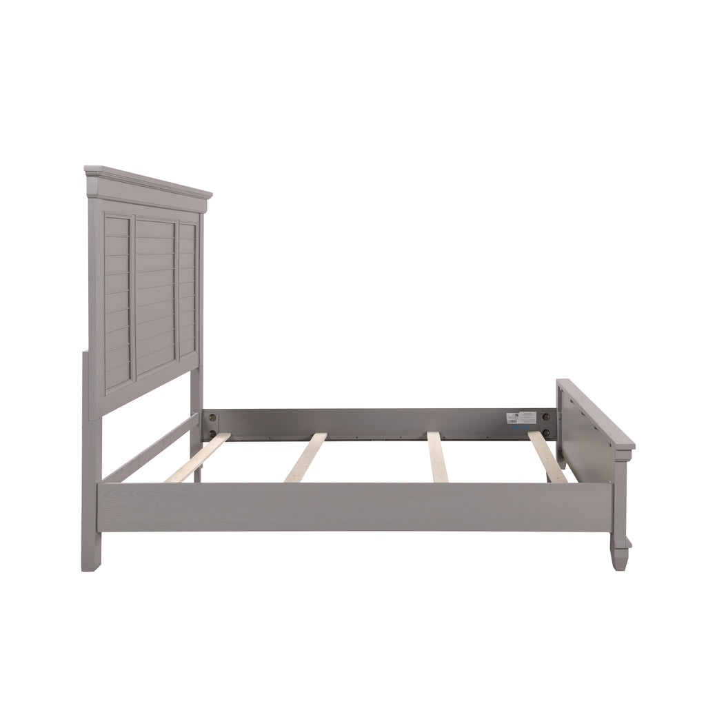 New Classic Furniture JAMESTOWN 6''6"/ 6''0" K HEADBOARD- GRAY