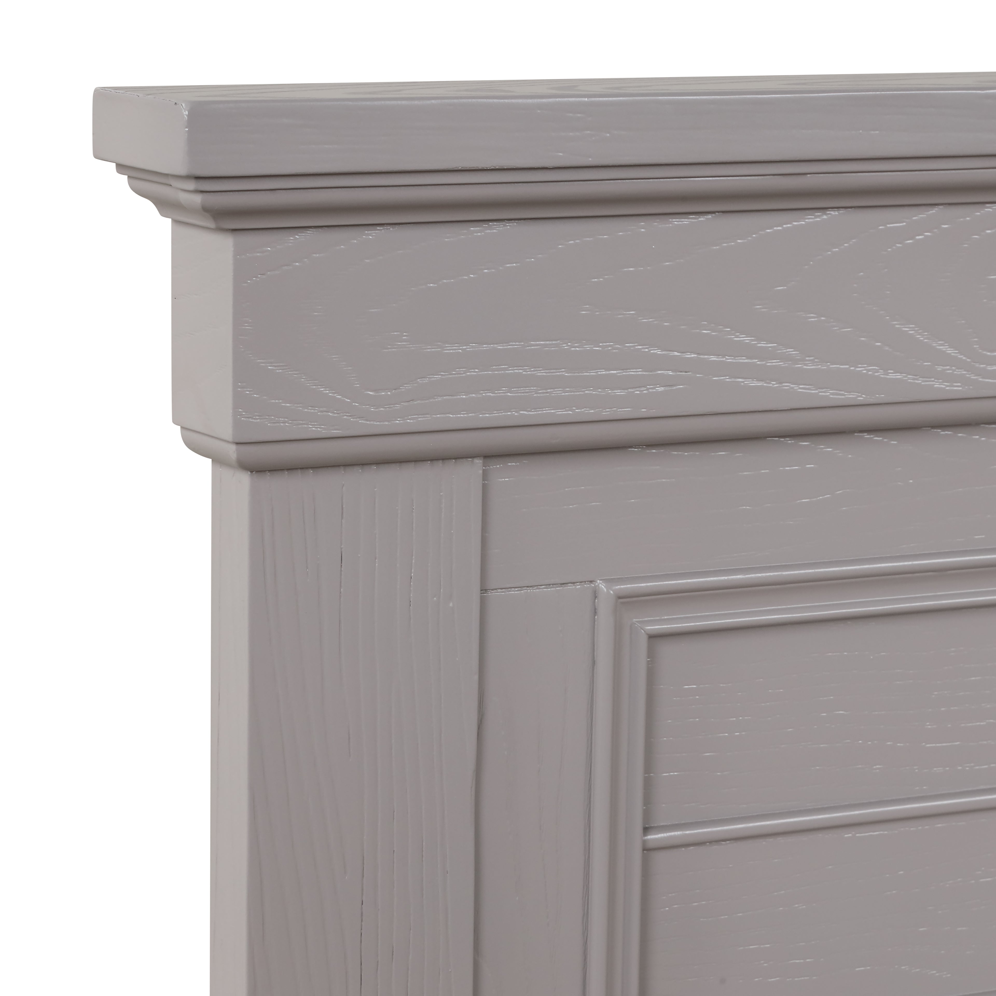 New Classic Furniture JAMESTOWN 6''6"/ 6''0" K HEADBOARD- GRAY