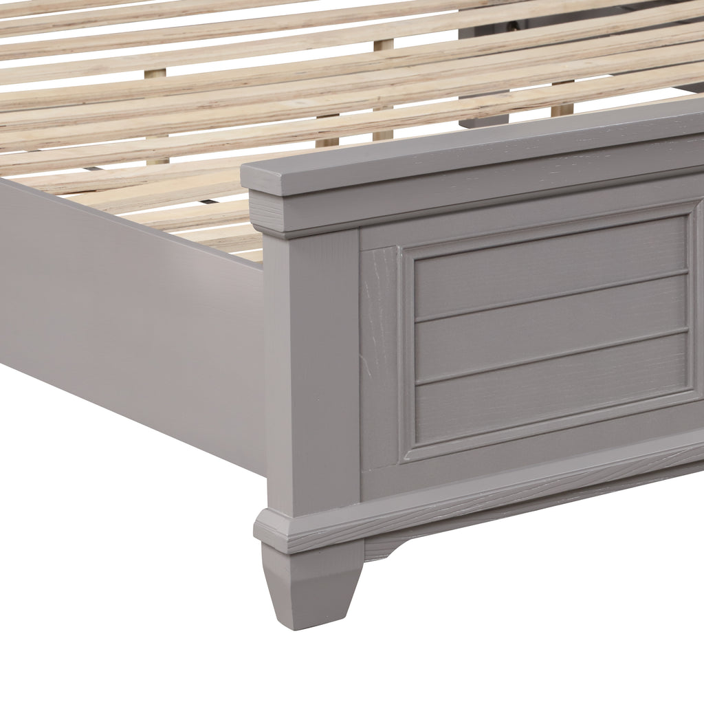 New Classic Furniture JAMESTOWN 6''6"/ 6''0" K HEADBOARD- GRAY