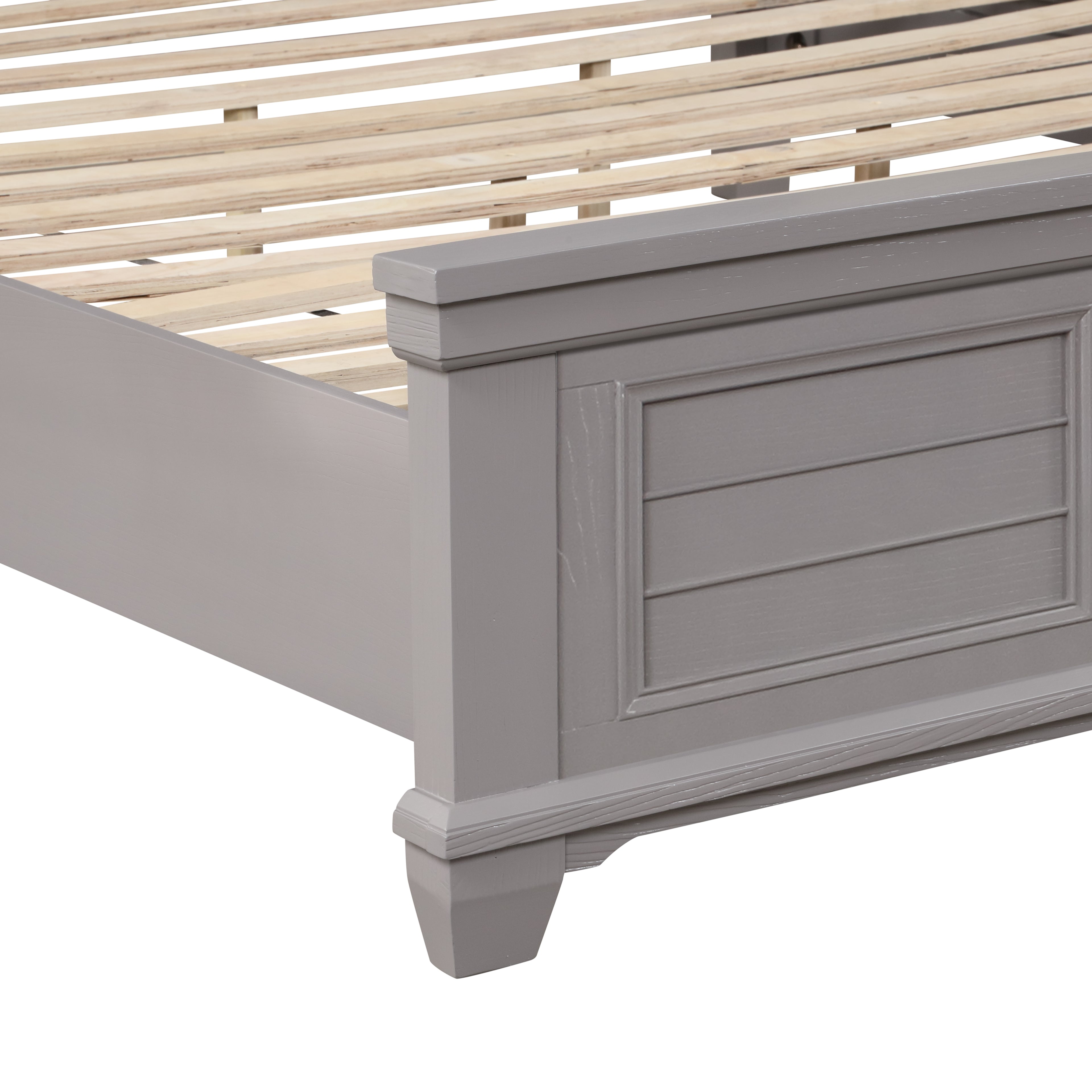 New Classic Furniture JAMESTOWN 6''6"/ 6''0" K HEADBOARD- GRAY