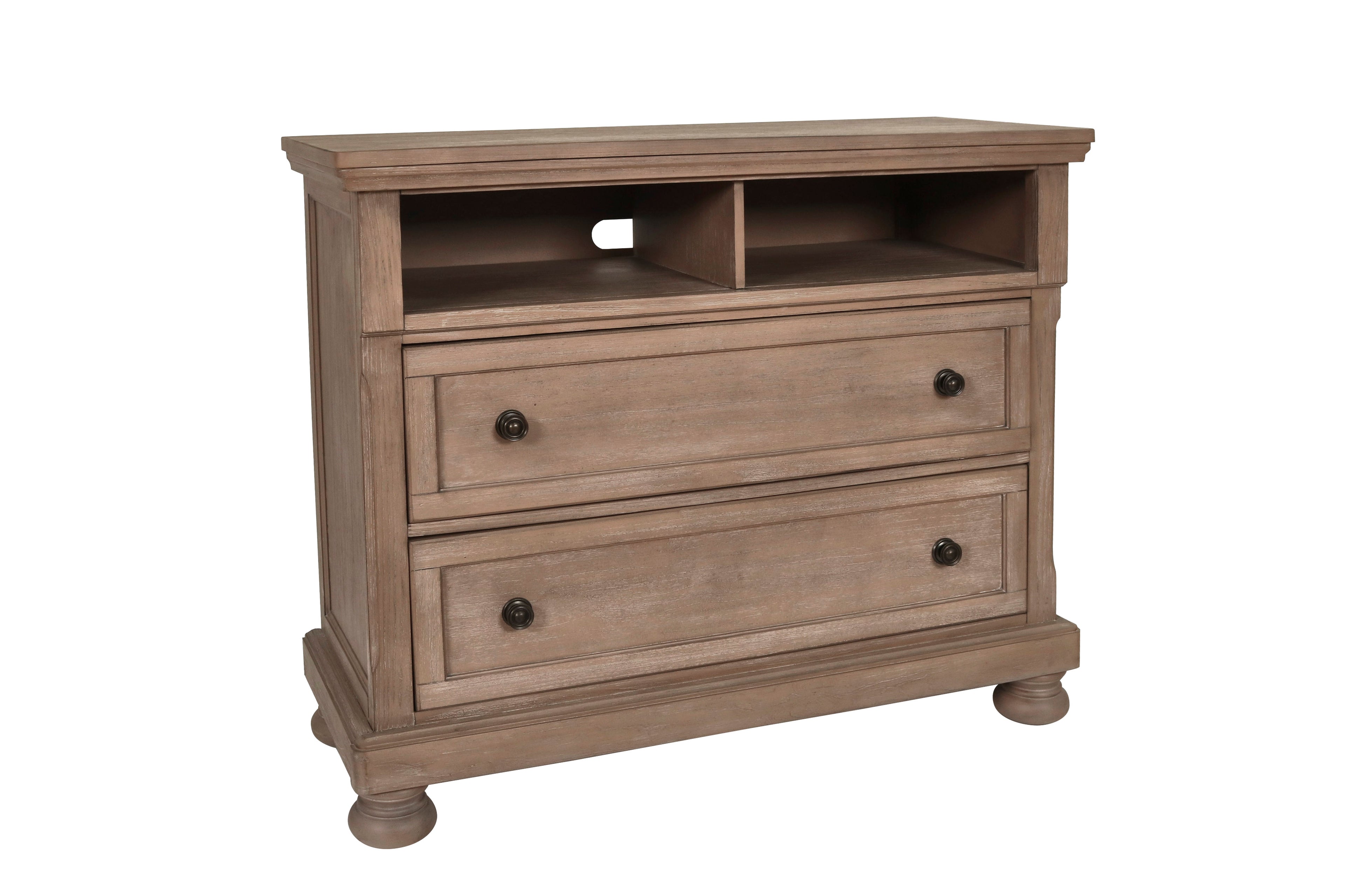 New Classic Furniture ALLEGRA MEDIA CONSOLE-PEWTER