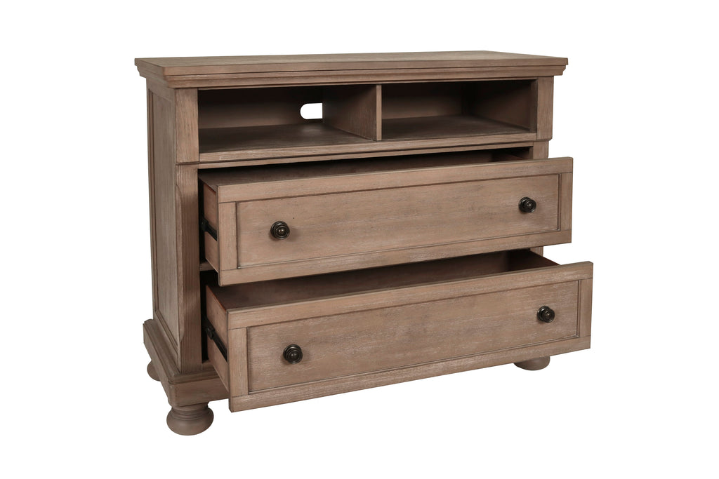 New Classic Furniture ALLEGRA MEDIA CONSOLE-PEWTER