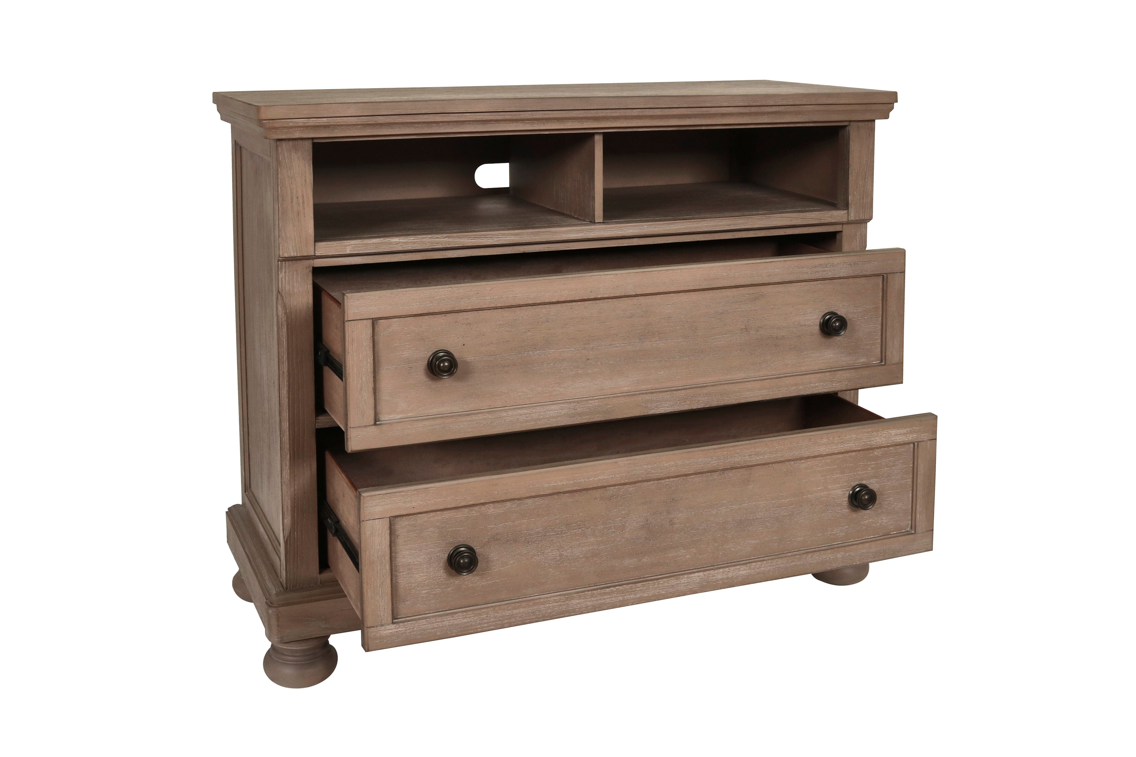 New Classic Furniture ALLEGRA MEDIA CONSOLE-PEWTER